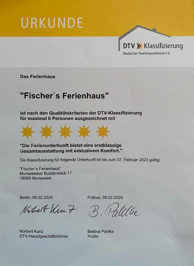 Fischer'S Ferienhaus Ruegen Mit Sauna Und Kamin Ummanz Екстериор снимка